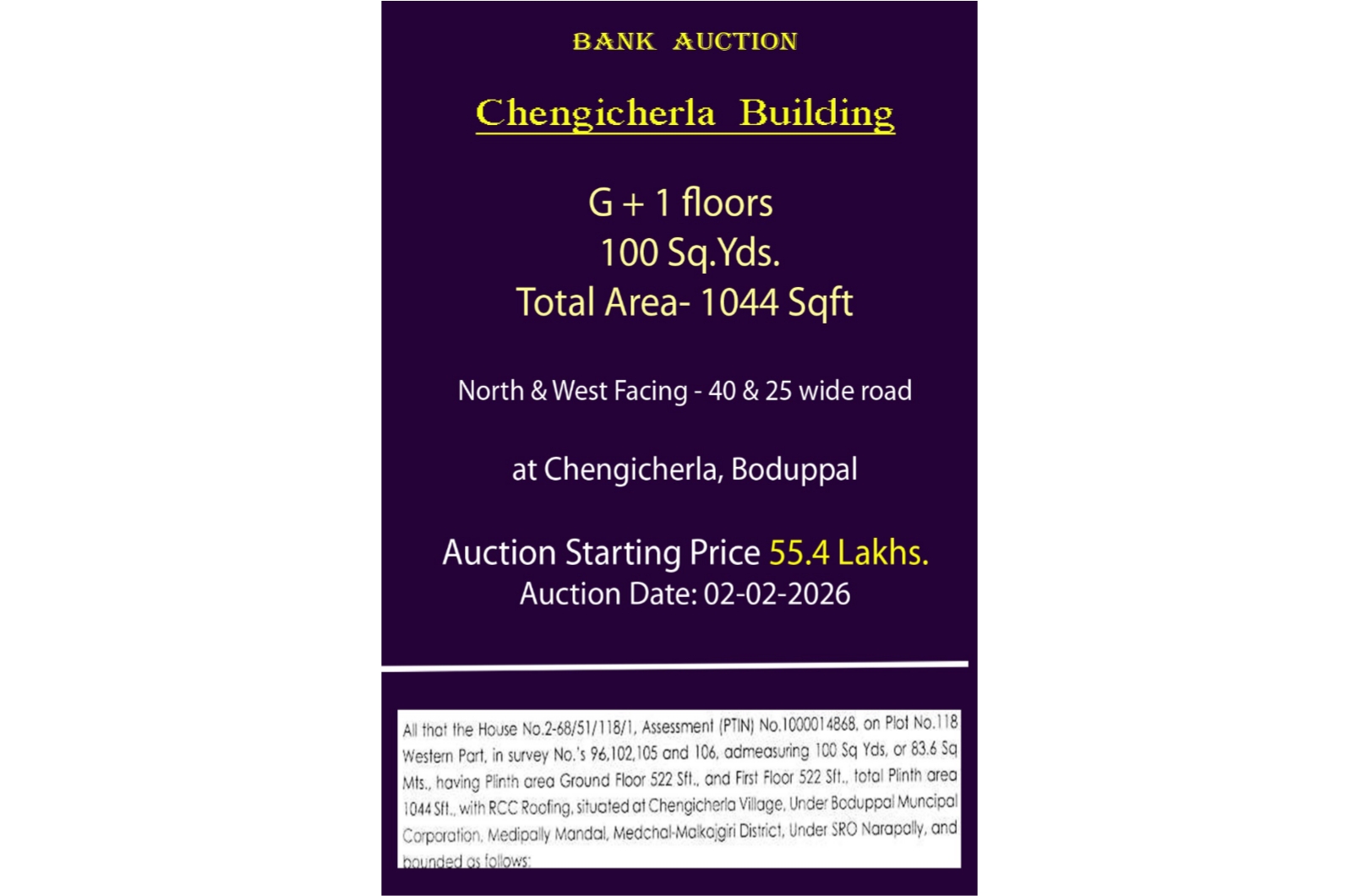 Building for sale chaitanyapuri 