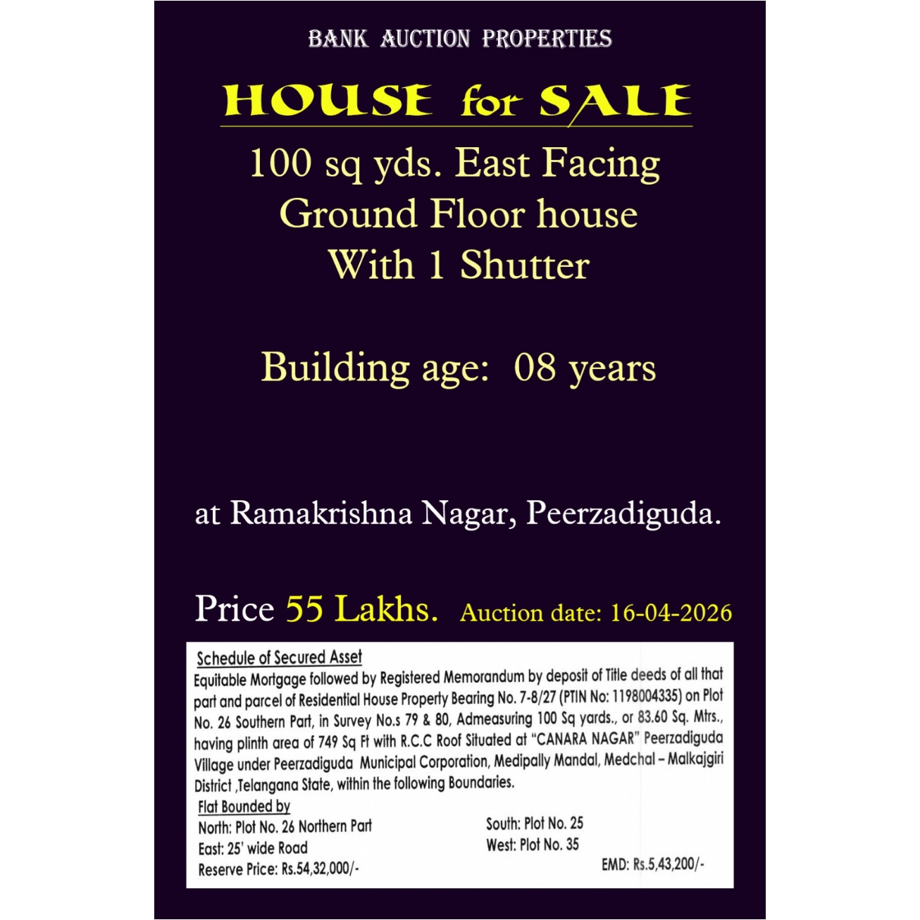 House for sale 