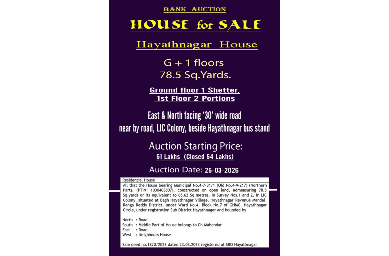 House for sale 