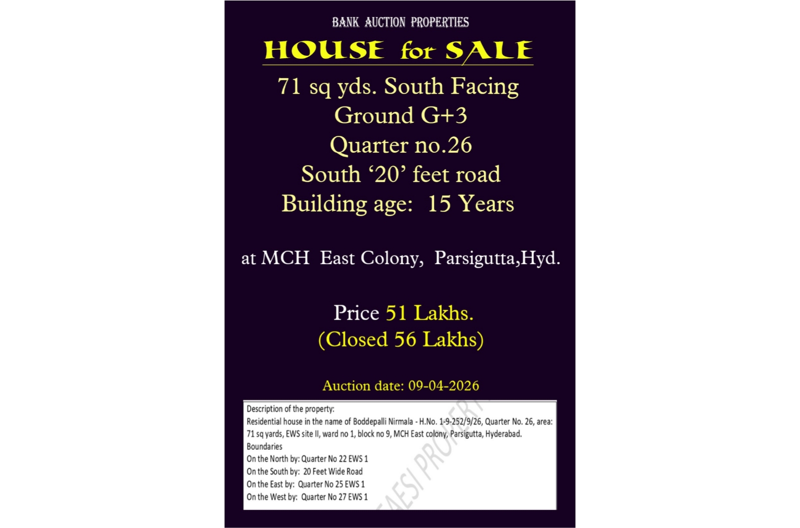 House for sale 